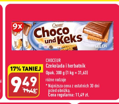 Wafelki z czekoladą Choceur super knicks promocja