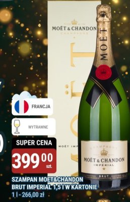 Szampan Moët&Chandon Brut Imperial 1,5 l w kartonie promocja w bi1