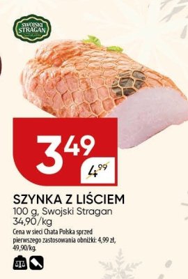 Szynka z liściem Swojski Stragan promocja w Chata Polska