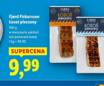 Łosoś pieczony w marynacie pomarańczowej promocja w Lidl
