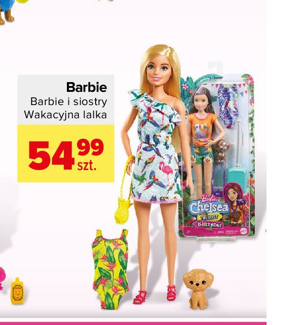 Lalka barbie wakacyjna grt87 Mattel promocja