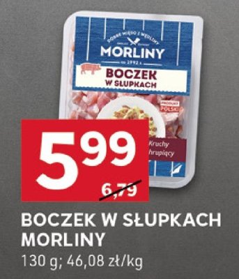 Boczek w s艂upkach Morliny promocja w Stokrotka