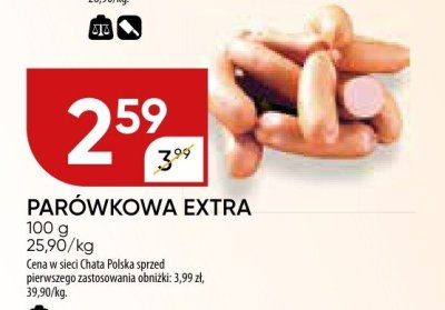Parówkowa extra promocja w Chata Polska