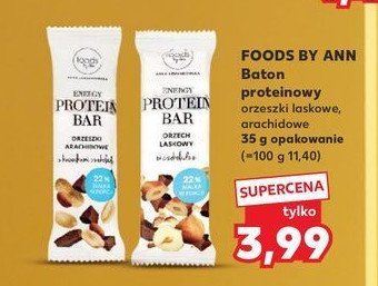 Baton proteinowy orzech laskowy Foods by ann promocja