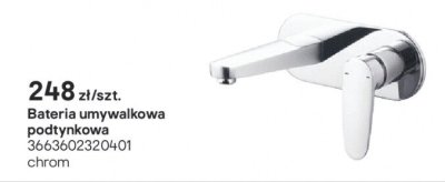 Bateria umywalkowa podtynkowa GoodHome Cavally chrom 3663602320401 promocja w Castorama
