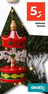 Zawieszka świąteczna karuzela promocja w Dealz