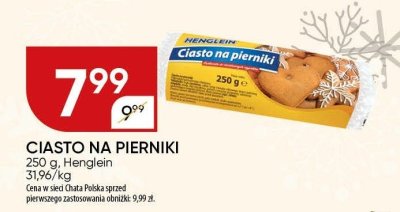 Ciasto na pierniki promocja w Chata Polska