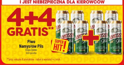 Piwo Namysłów Pils Grupa Żywiec promocja w POLOmarket
