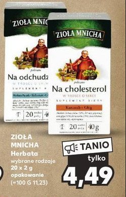 Herbatka na cholesterol Big-active zioła mnicha promocja