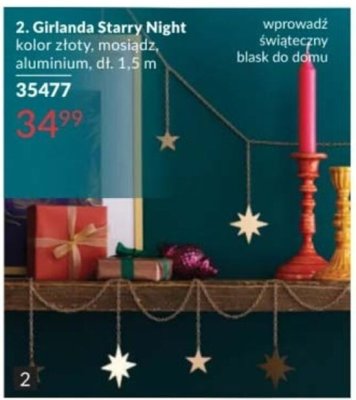 Girlanda Starry Night promocja w AVON