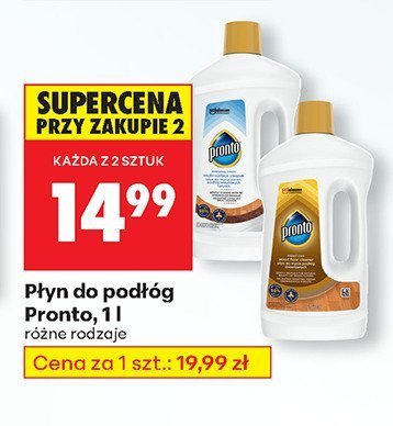 Płyn do podłóg Pronto, 1 l promocja w Biedronka
