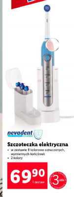 Szczoteczka do zębów + 8x końcówka Nevadent promocja
