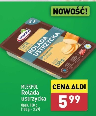 Ser rolada ustrzycka - plastry Mlekpol promocja