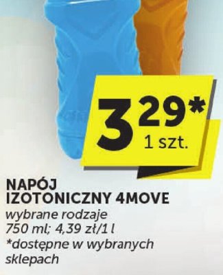 Napój izotoniczny 4MOVE wybrane rodzaje promocja w ABC