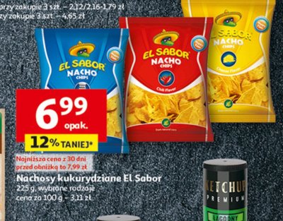 Nachos salted El sabor nacho promocja