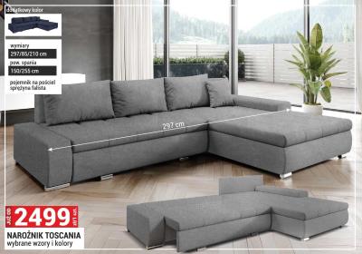 Narożnik TOSCANIA promocja w Merkury Market