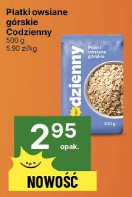 Płatki owsiane górskie Codzienny promocja w Delikatesy Centrum