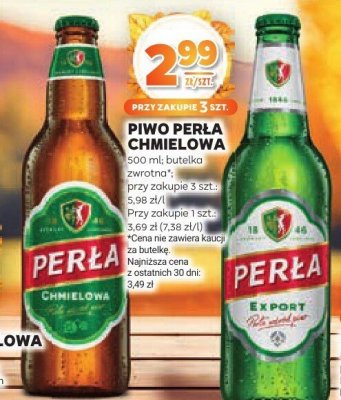 Piwo Per艂a chmielowa promocja w Stokrotka