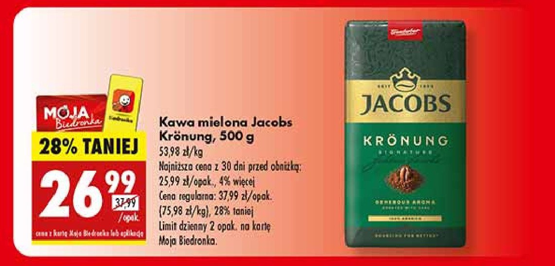 Kawa Jacobs Kronung promocja