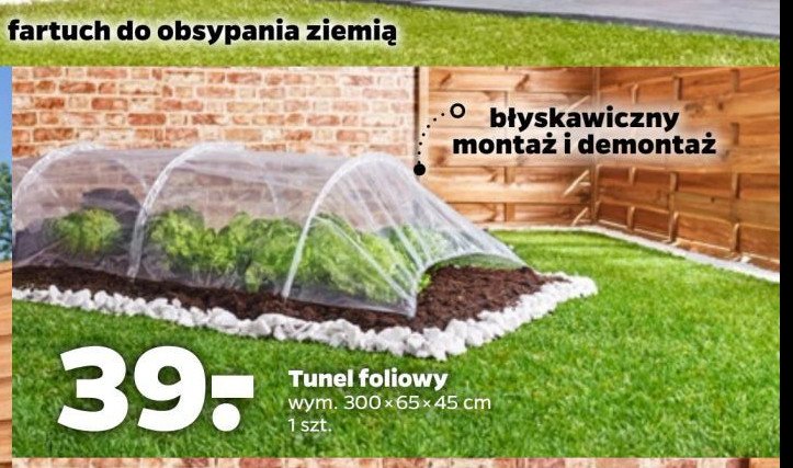 Tunel foliowy promocja