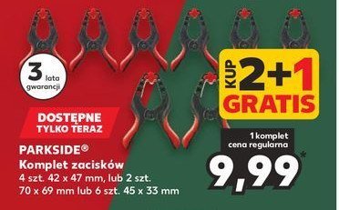 Zestaw zacisków Parkside promocja