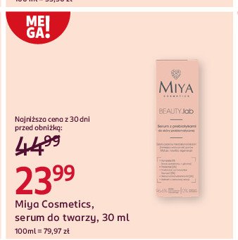 Serum z prebiotykami do skóry problematycznej Miya beauty.lab Miya cosmetics promocja