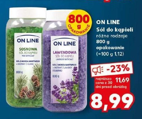 Sól do kąpieli sosnowa On line promocja w Kaufland