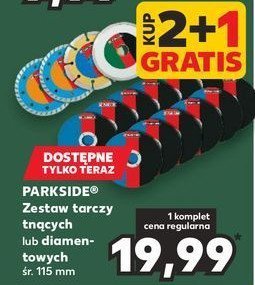 Komplet tarcz diamentowych Parkside promocja