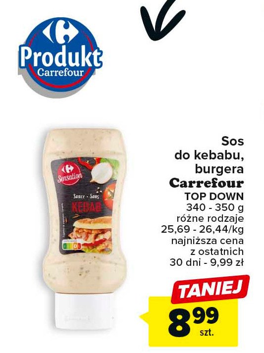 Sos do kebabu Carrefour promocja