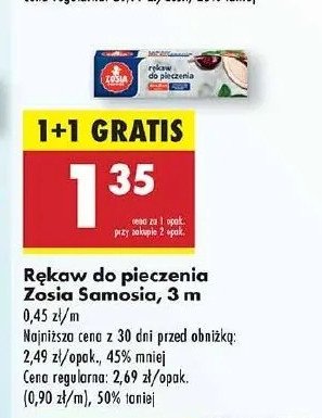 Rękaw do pieczenia 3 m Zosia samosia promocja