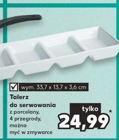 Talerz do serwowania 33.7 x 13.7 x 3.6 cm promocja