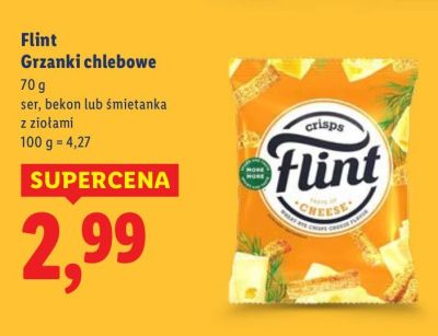 Grzanki chlebowe bekon  promocja w Lidl