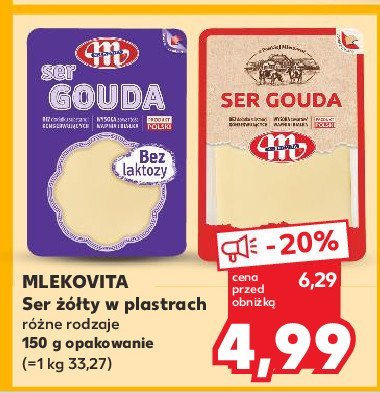 Ser gouda bez laktozy Mlekovita promocja