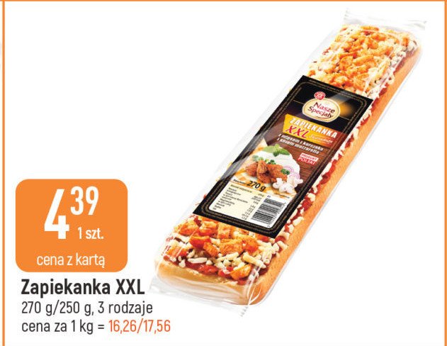 Zapiekanka xxl z kurczakiem Wiod膮ca marka nasze specja艂y promocja