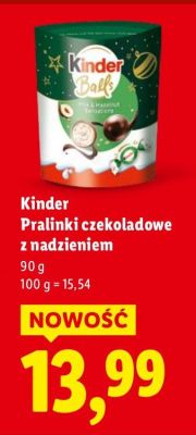 Pralinki czekoladowe z nadzieniem promocja w Lidl