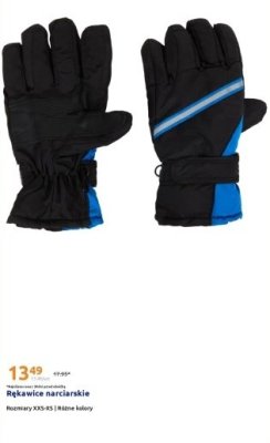 Rękawice narciarskie promocja w Action