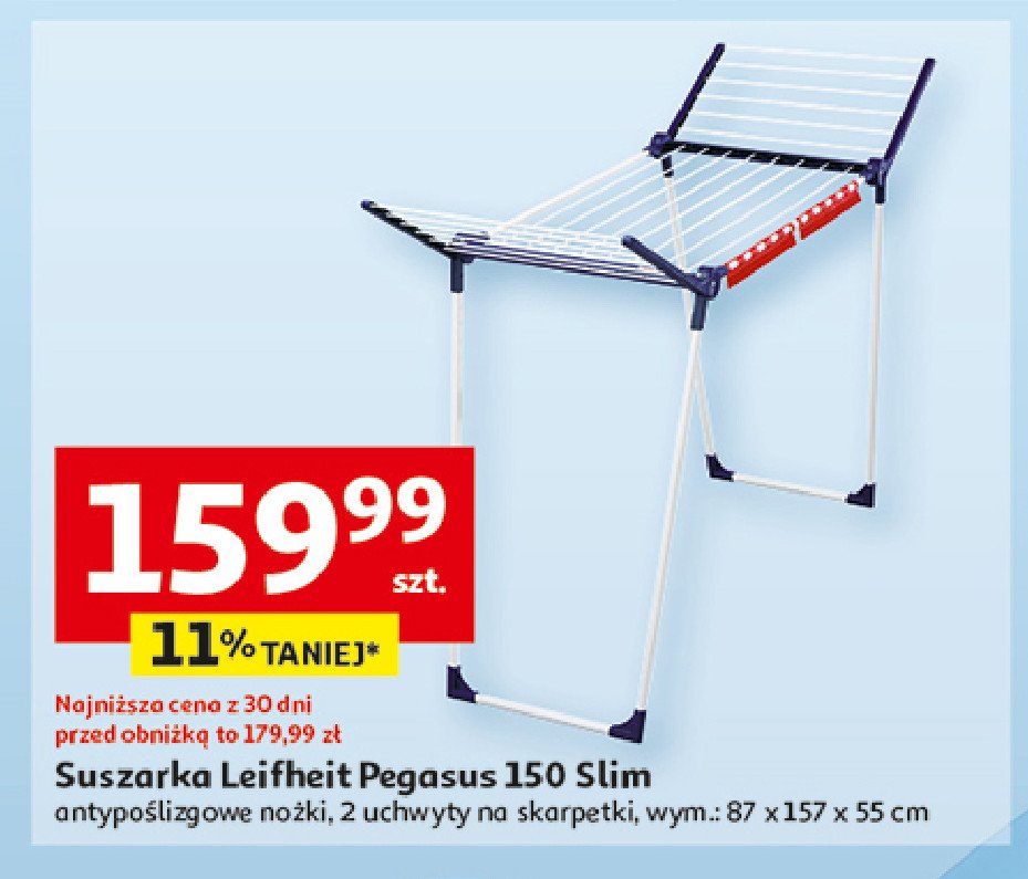 Suszarka pegasus 150 slim Leifheit promocja