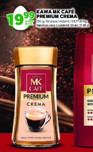 Kawa Mk cafe premium crema promocja w Stokrotka