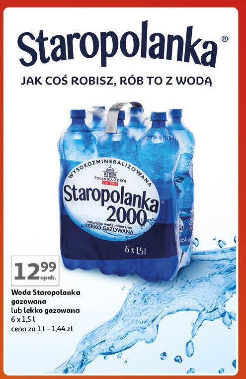 Woda lekko gazowana Staropolanka promocja