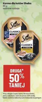Karma dla kotów Sheba Classics promocja w Delikatesy Centrum