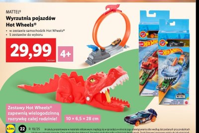 Wyrzutnia pojazdów Hot wheels promocja