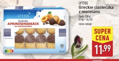 Ciasteczka z morelami Lyttos promocja