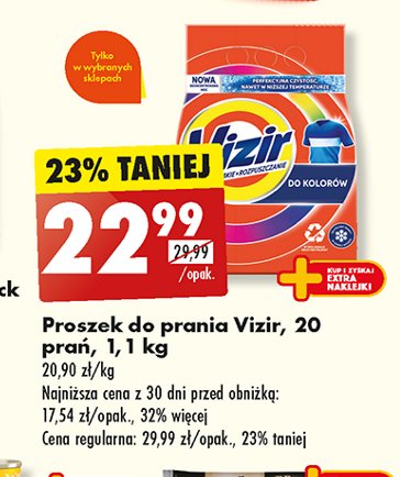 Proszek Vizir do prania kolorów promocja