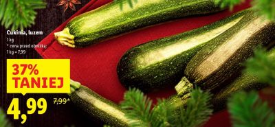 Cukinia luzem promocja w Lidl