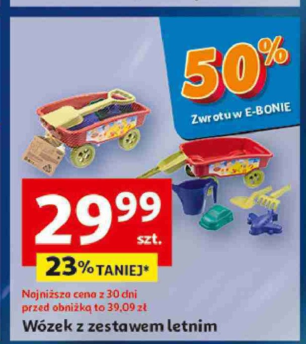 Wózek z zestawem letnim Mochtoys promocja