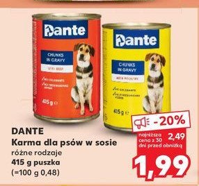 Karma dla psa dr贸b K-CLASSIC DANTE promocja