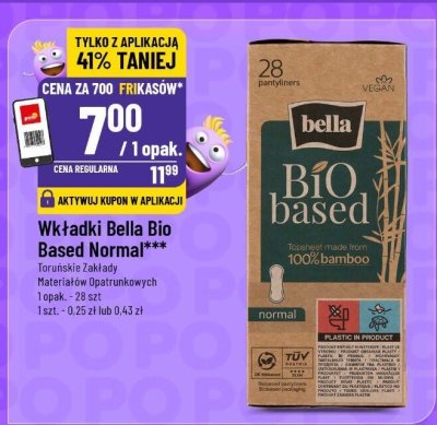 Wkładki Bio Based Normal promocja w POLOmarket