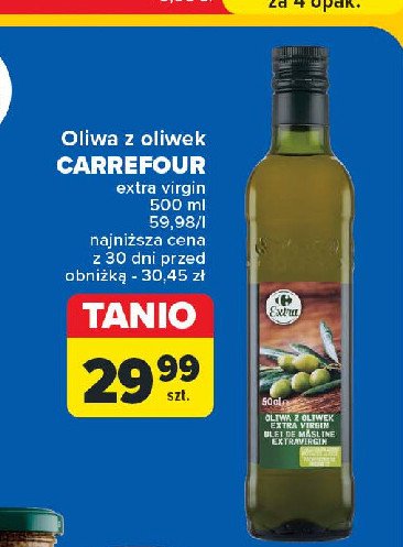 Oliwa z oliwek Carrefour extra promocja