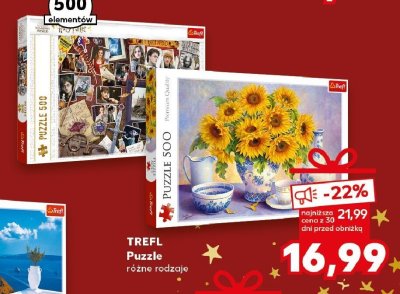 Puzzle różne rodzaje 500 elementów promocja w Kaufland