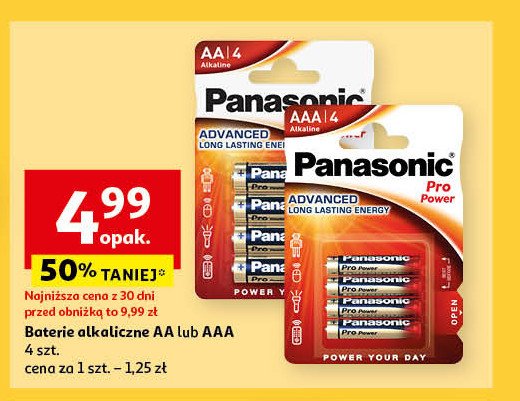 Baterie pro power lr3 Panasonic promocja w Auchan